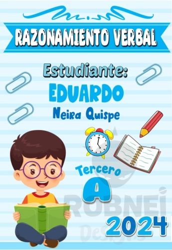 Razonamiento Verbal Celeste Caratula